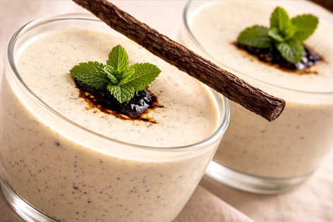 panna cotta alla liquirizia