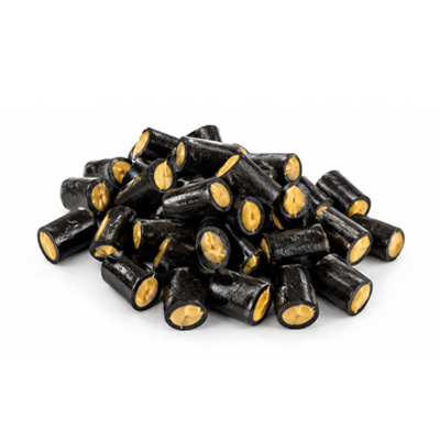 LIQUIRIZIA FARCITA AL CARAMELLO SALATO 100 Gr.